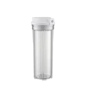 New material PET filter bottle 10 inch water purifier housing for home ro system