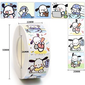 Autocollant durable et étanche en vinyle autocollant personnalisé Anime dessin animé mignon enfants découpé conception affiche Logo rouleau étiquettes d'emballage - Product Image 2