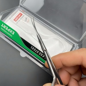 Tijeras profesionales para cutículas con logotipo personalizado, tijera de manicura, cortador curvo de acero inoxidable para cutículas - Product Image 3