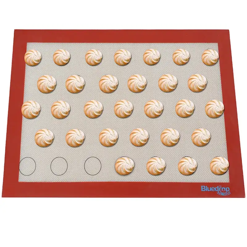Food Grade Baking Cookies On Fibreglass Silicone Mat