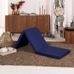 <span class=keywords><strong>Futon</strong></span> 60 x 190 cm, grand lit pliant portable de voyage, bleu foncé, économise de l'espace - Product Image 6