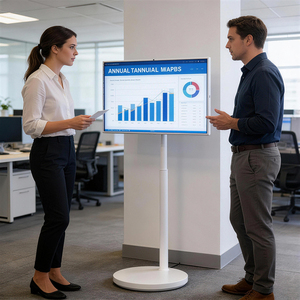 Ikinor Écran tactile tablette 21,5 pouces Moniteur LED enroulable Affichage sans fil Portable Android13 Smart TV avec Full HD 75Hz <span class=keywords><strong>IPTV</strong></span> - Product Image 4