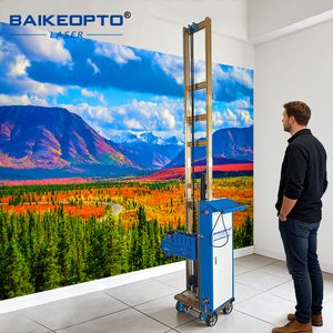 Máquina de Impresión de Paredes de Baja Inversión y Alto Rendimiento, Impresora de Inyección de Tinta UV 3D para Decoración del Hogar, Negocio con Rápido Retorno de la Inversión - Product Image 1