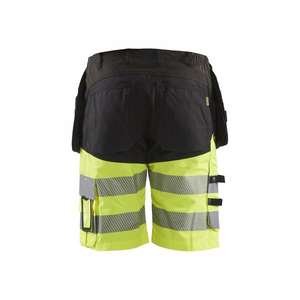 BLAKLADER - 159618119933C56 <b>Hi</b>-<b>Vis</b> shorts with stretch <b>Black</b>/Yellow - EAN 7330509787250 <b>HI</b>-<b>VIS</b> WORKWEAR - Product Image 2