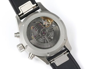 Black business sports <b>watch</b> of high quality with 41mm <b>rubber</b> strap, automatic movement, men's luminous mechanical <b>watch</b> - Product Image 2