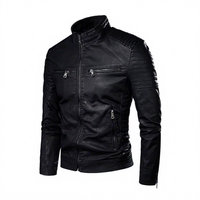 Veste en cuir de vachette sur mesure de haute qualité pour homme, col montant, imperméable, respirante, décontractée, fermeture éclair