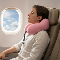 YUE RISE Oreiller de voyage ergonomique en mousse à mémoire de forme rafraîchissante, multi-couleurs, personnalisable avec logo, idéal pour les douleurs cervicales – Vente chaude