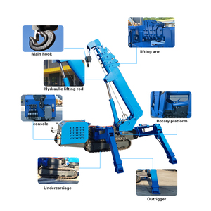 Tất Cả Các Khí Hậu Sử Dụng 10 Tấn Spider <span class=keywords><strong>Crane</strong></span> Giá Tốt Spider <span class=keywords><strong>Crane</strong></span> Crawler Spider <span class=keywords><strong>Crane</strong></span> Cho Ngành Công Nghiệp Nặng Constuct - Product Image 3
