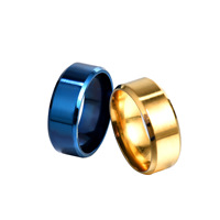 Hochwertige 316L Edelstahl-Ringrohlinge Beliebter Günstiger Titan-Ring für Männer