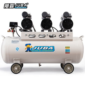 Compresor de Aire Sin Aceite Juba Hurricane 600WX3 de 80L y 1800W, Tipo Pistón, para Trabajos de Madera, Pintura y Uso Doméstico - Product Image 1