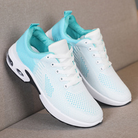 Nouvelles chaussures de course décontractées pour femmes, légères, respirantes, antidérapantes, amortissantes, lacets, chaussures de sport