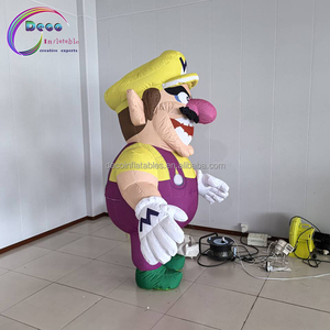Publicité gonflable de dessin animé <span class=keywords><strong>Mario</strong></span> de 2.2 mètres de haut pour la promotion d'activités de plein air - Product Image 4