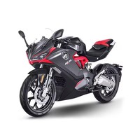 Moto électrique intelligente QJ pour adultes, voiture de sport de course haute puissance au lithium-ion 72V de taille moyenne et à grande vitesse