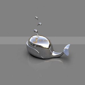 Escultura de Jardín de Acero Inoxidable ANW5601, Diseño Art Deco, Fusión de Naturaleza y Arte Moderno para Aniversario - Product Image 1