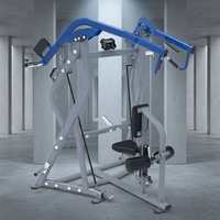 Máquina de Remo Iso Lateral ROSEN Fitness para Entrenamiento de Espalda Superior en Gimnasios Comerciales