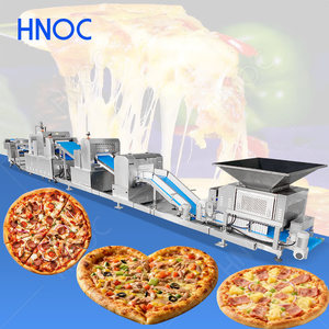 Équipement de fabrication de croûtes à pizza entièrement automatique HNOC, grande capacité, ligne de production industrielle de croissants, beignets et pizzas - Product Image 1
