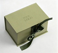Boîte cadeau de luxe en forme de livre avec logo imprimé personnalisé, en carton coloré, fermeture à ruban, boîte cadeau vide pour emballage