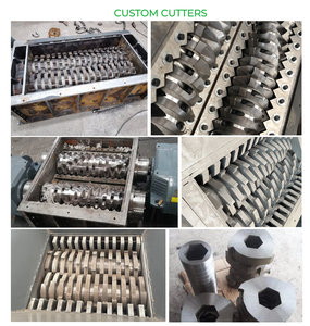 Déchiqueteur automatique à double arbre en acier inoxydable soudé renforcé avec moteur pour l'élimination des déchets en conditions extrêmes - Product Image 5