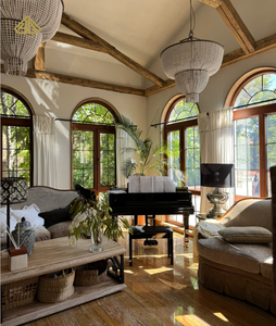 Villa de style toscan personnalisée avec façade en pierre et toit en tuiles rouges - Product Image 2