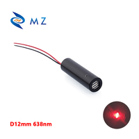 Module de pointeur laser rouge ACC compact de qualité industrielle 12 mm 638 nm 50 mW, très vendu, pour une visée stable et durable