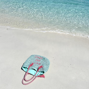 <span class=keywords><strong>Plage</strong></span> grand sac fourre-tout été femmes dame poignée sac à main paille raphia macramé sac - Product Image 2