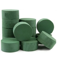 Brique de mousse semi-circulaire. Mousse fleur Oasis. Mousse fleur Absorber l'eauFleurs fixesHydratant