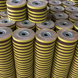 Trung Quốc vòng 6 "nhôm oxide interleaf bánh xe nắp cho thép không gỉ kim loại mài đánh bóng Chuck cánh quạt Mài bánh xe - Product Image 3