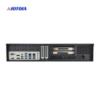 Ordinateur de contrôle industriel en rack 2U, boîtier PC en rack, 2 LAN, 16 USB, 6 COM, 2 emplacements d'extension à profil bas, IPC 6022