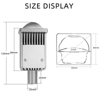 Mini projecteur Bi-LED 1,8 pouce P9 H7 6000K 90W à succès – Lentille de projecteur laser LED pour voiture et moto