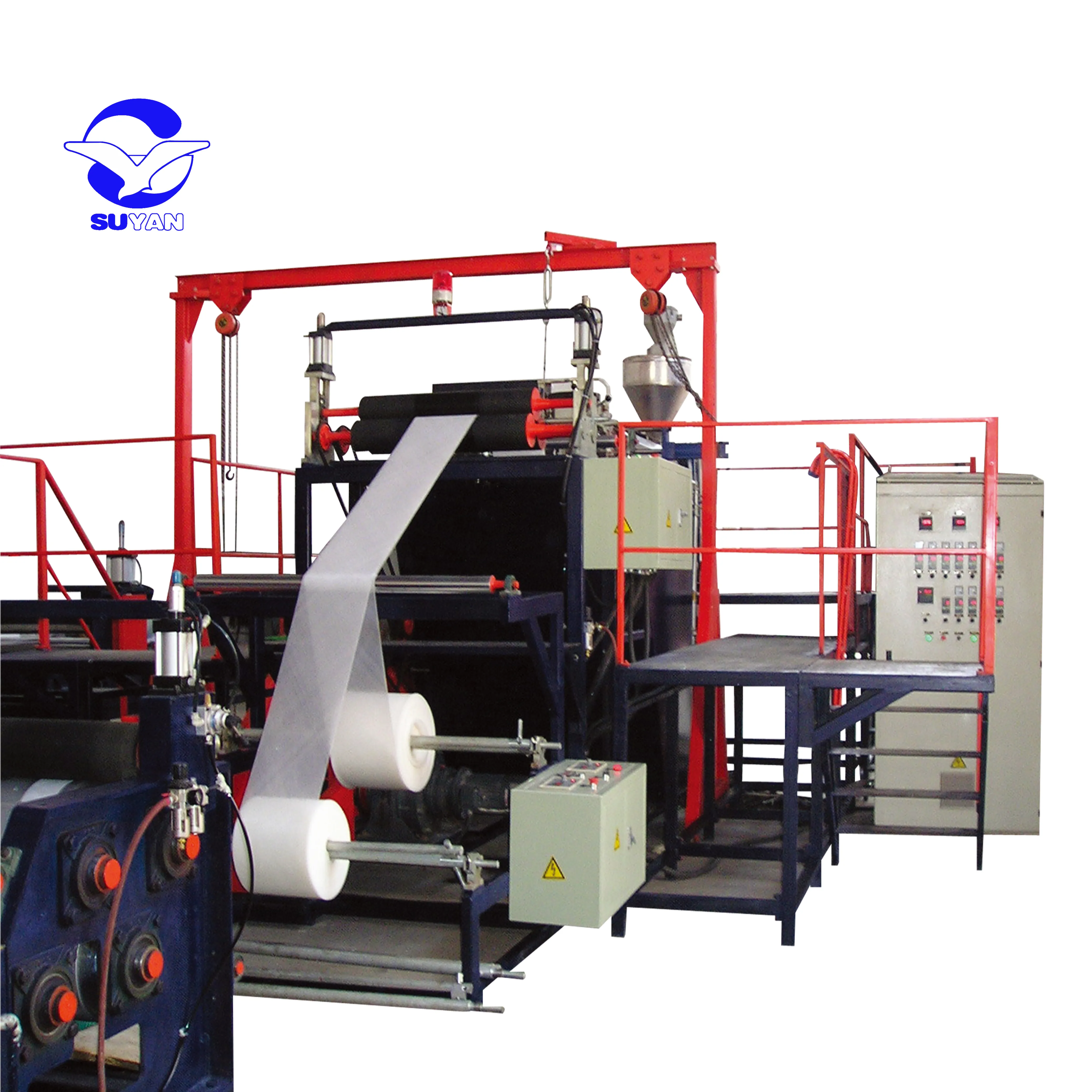 PP packaging net production line, plastic mesh machine