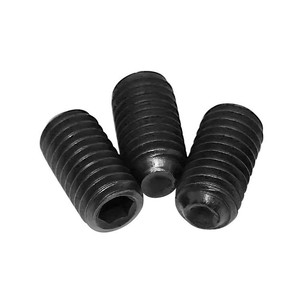 Suministro Directo de Fábrica, Tornillo de Cabeza Hexagonal DIN916 Negro con Punta Cónica 1/4-20 3/8-16, Sistema Métrico, Material de Acero - Product Image 2