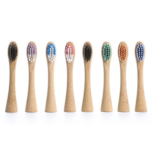 <span class=keywords><strong>Brosse</strong></span> <span class=keywords><strong>à</strong></span> dents électrique sonique sans fil <span class=keywords><strong>rechargeable</strong></span> Remplacement en <span class=keywords><strong>bambou</strong></span> 3 têtes de <span class=keywords><strong>brosse</strong></span> avec poils d'huile de ricin 5 réglages de nettoyage - Product Image 6