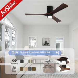Ventilatore da <span class=keywords><strong>Soffitto</strong></span> di Lusso 1stshine con Pale in Legno Massello, Telecomando, Luce LED, Alta Qualità e Prestazioni Elevate - Product Image 4
