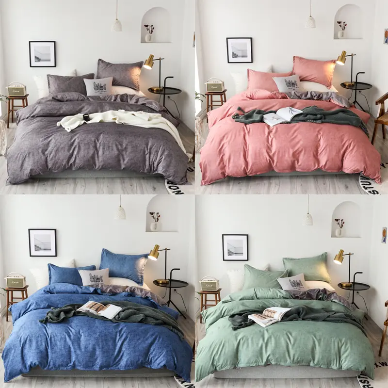 Modern Home Bedsheets Bedding Set, Home Textile 3D Comforter Bed Set/