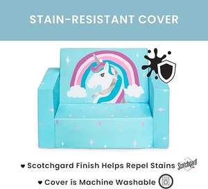 Раскладной диван 2-в-1 в лежак для спальни-легкий, портативный Удобный раскладной диван/спальный для детей - Product Image 5