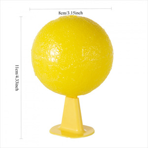 Trampas Luminosas Desechables, Trampas Adhesivas Esféricas de Plástico para <span class=keywords><strong>Mosquitos</strong></span> y Moscas, Trampa Adhesiva Sólida para Interiores y Exteriores - Product Image 2