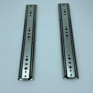 Glissière de tiroir à double ressort à extension complète, fermeture amortie, largeur 53 mm, robuste, à roulement à billes, avec amortisseur, <span class=keywords><strong>grande</strong></span> capacité de charge - Product Image 1