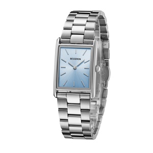 Nouvelles montres-bracelets carrées arabes en acier inoxydable pour femmes, personnalisation, faible MOQ, mouvement japonais, montre à quartz classique - Product Image 5