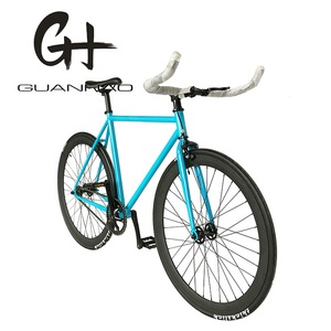 700C OEM ODM fabricant marché américain CE Hi-Ten cadre en acier personnalisé adulte hommes piste couleur unique vitesse vélo à pignon fixe - Product Image 2