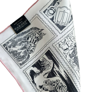 Nouvelles écharpes de créateur tendance, effet soie, grandes écharpes en vente, prix de gros, prix bas, écharpes pour femmes - Product Image 4