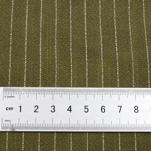 6805 Spandex Linen Stripe Woven <b>Fabric</b> Medium <b>Weight</b> Stretch Apparel Sportswear - Product Image 1