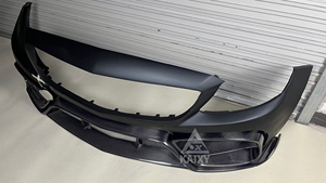 Paraurti Anteriore in Fibra di Carbonio di Alta Qualità per Mercedes Benz W205 C200 C260 C300 C43 C63 C63S AMG Coupé/Sedan 2015-2021 BodyKit - Product Image 5