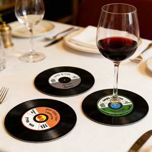 Dessous de verre épais pour restaurant, tasse <span class=keywords><strong>en</strong></span> verre, papier absorbant carré rond personnalisé de marque, tapis <span class=keywords><strong>en</strong></span> carton pour boisson - Product Image 1