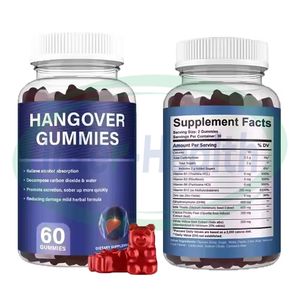 Ausreson OEM Supplément de soulagement de la gueule de bois végétalien adulte Bonbons gommeux Détox du foie Gommes anti-gueule de bois - Product Image 2