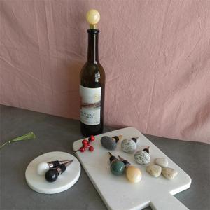 Đá cẩm thạch tự nhiên nút chai rượu vang thời trang hiện đại cho rượu vang đỏ & cho chai-Tùy chọn nhiều màu - Product Image 5