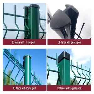 Panneau de clôture en treillis métallique incurvé 3D, galvanisé, soudé, pour <span class=keywords><strong>jardin</strong></span>, sécurité - Product Image 6