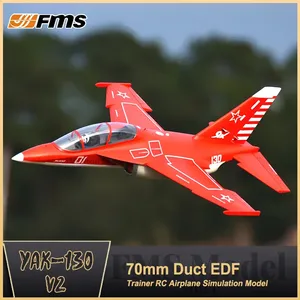 เครื่องบินบังคับวิทยุ <span class=keywords><strong>Yak</strong></span>-<span class=keywords><strong>130</strong></span> V2 รุ่น PNP ขนาดใหญ่ พร้อมพัดลมดูดอากาศขนาด 70 มม. แบบ EDF พร้อมระบบรีแทรกต์และเฟลปส์ สำหรับงานอดิเรก - Product Image 2