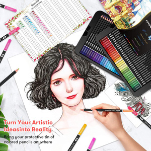 Ensemble <span class=keywords><strong>de</strong></span> 180 crayons <span class=keywords><strong>de</strong></span> <span class=keywords><strong>couleur</strong></span> Offre Spéciale, crayons <span class=keywords><strong>de</strong></span> <span class=keywords><strong>dessin</strong></span> d'art <span class=keywords><strong>de</strong></span> haute qualité dans une boîte en fer blanc - Product Image 6