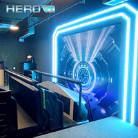 Écran incurvé immersif de HEROVR cinéma orbital de simulateur de mouvement de théâtre 3d 4d 5d 7d