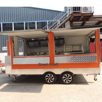 Remolque de Cocina Personalizable, Camioneta de Venta de Pizza, Horno de Leña, Remolque Móvil de Comida de Pizza